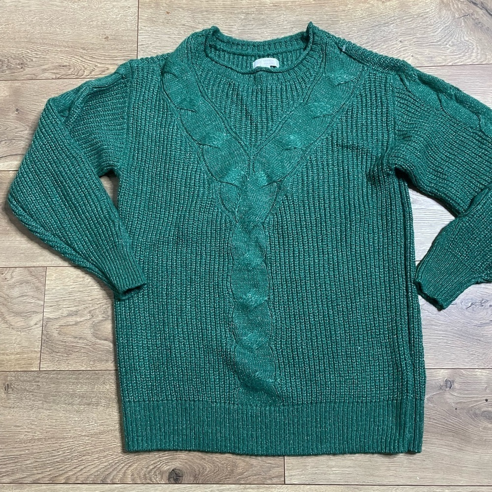 LC Lauren Conrad Emerald Knit Sweater - Picture 5 of 11